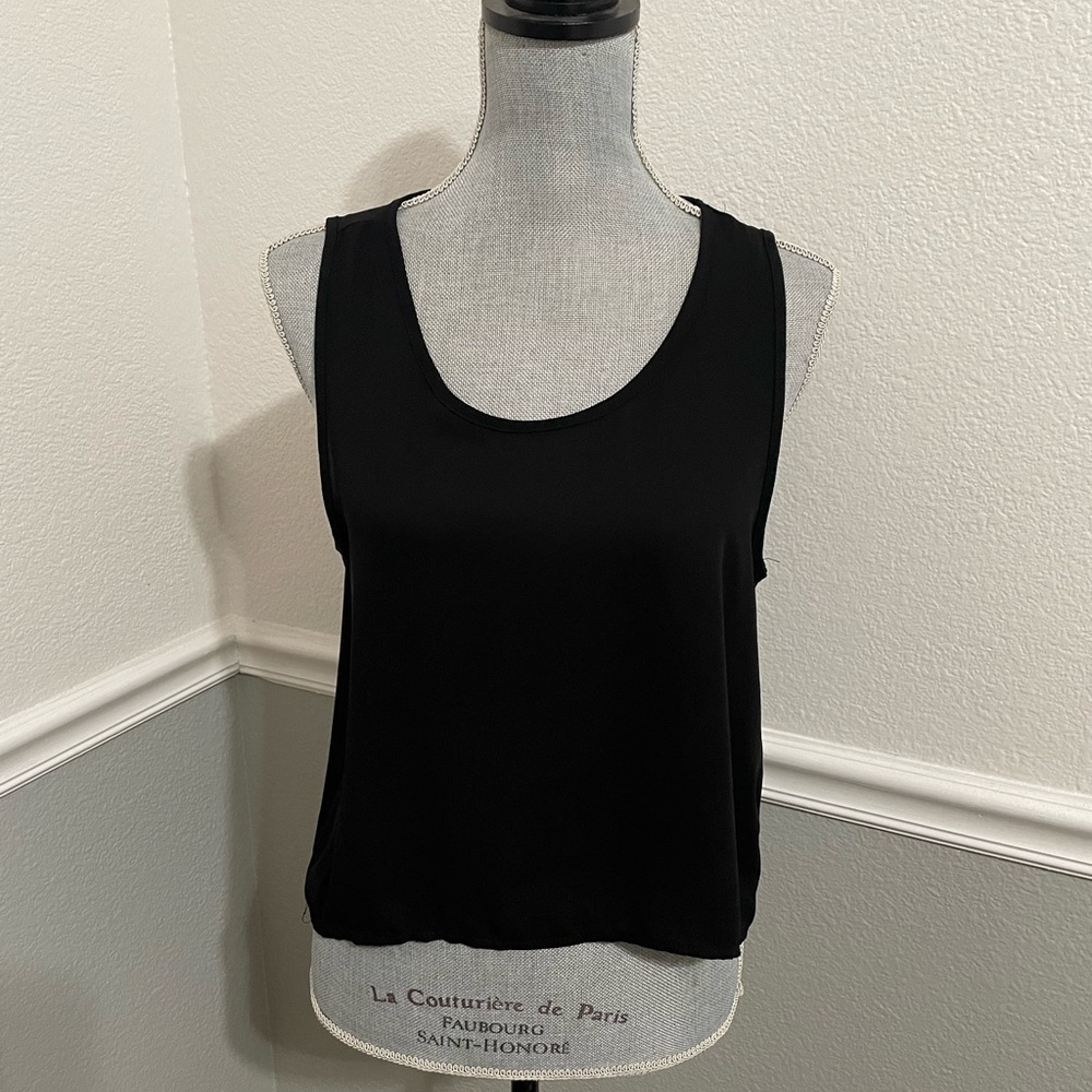 Lush loose fit cropped tank top